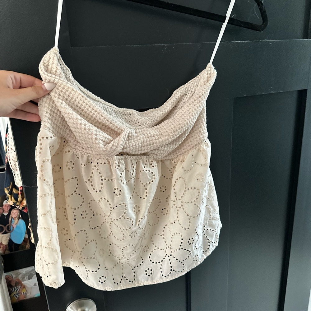 Strapless top!